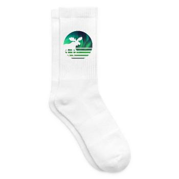 Elch - Tennissocken - Weiß - Rechts