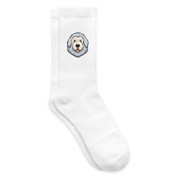 Polnischer Schäferhund Hunderasse Karikatur Kawaii Ill - Tennissocken - Weiß - Rechts