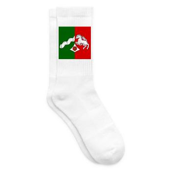 Nordrhein-Westfalen Maske - Tennissocken - Weiß - Rechts