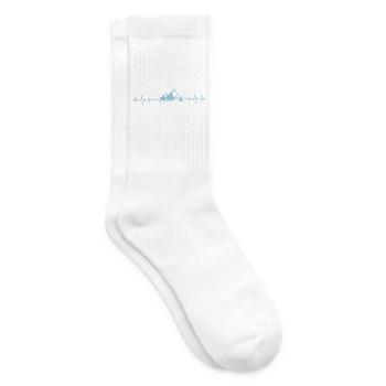 berge - Tennissocken - Weiß - Rechts
