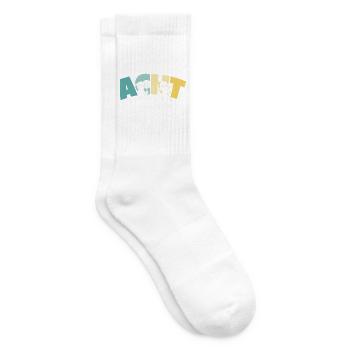 Ninja 8 Jahre Junge 8. Geburtstag - Tennissocken - Weiß - Rechts