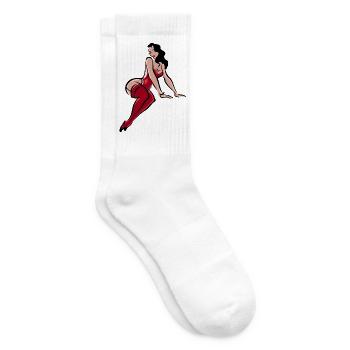 Lady - Tennissocken - Weiß - Rechts