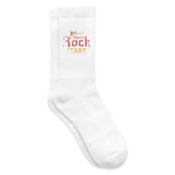 Gitarrenlehrer Geschenk - Tennissocken - Weiß - Rechts