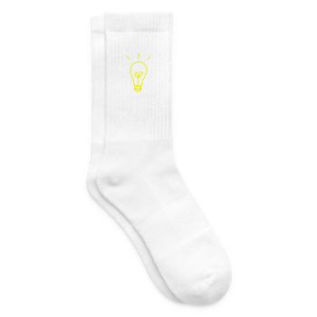 Glühbirne Erleuchtung Elektriker Elektrizität - Tennissocken - Weiß - Rechts