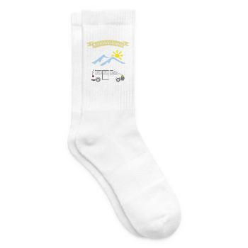 motorhome is calling - Tennissocken - Weiß - Rechts