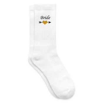 Bride | Wedding | Hochzeit | Braut - Tennissocken - Weiß - Rechts