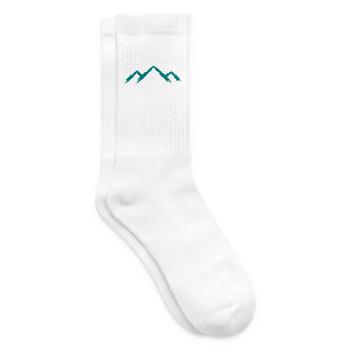 Berg Bergsteigen Sport Berglauf - Tennissocken - Weiß - Rechts