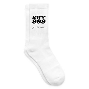 Johann Sebastian Bach BWV 999 - Tennis socks - white - Right