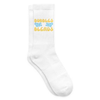Bubbles & Blends Handgemachte Seife Einseifen Seif - Tennissocken - Weiß - Rechts