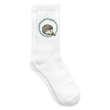 Hedgehog - Tennis socks - white - Right