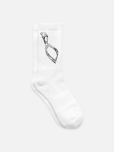 Apnoe 001 black - Tennissocken - Weiß