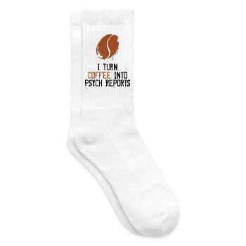psychologue - Chaussettes de tennis - blanc - Droite