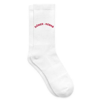 Doener Kebab Schrift - Tennissocken - Weiß - Rechts