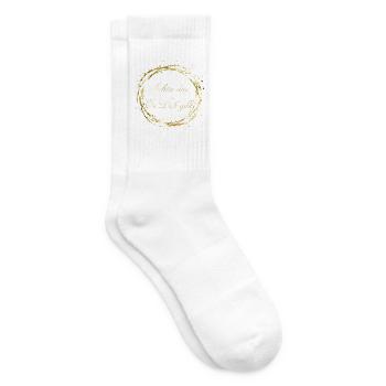 Schön das es Dich gibt - Tennissocken - Weiß - Rechts