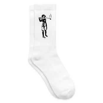Golf - Golfen - Golfer - Tennissocken - Weiß - Rechts