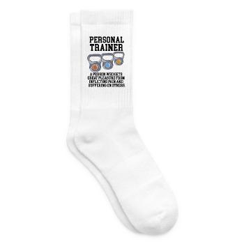 Personaltrainer Definition - Tennissocken - Weiß - Rechts