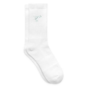 Karate Karateka - Tennissocken - Weiß - Rechts