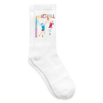 Pfeilschneller Netball Hallenspiel - Tennissocken - Weiß - Rechts