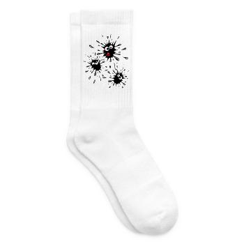 Klecks Familie - Tennissocken - Weiß - Rechts