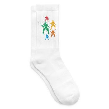 Fechter Fecht Fechtmeister Jungen Kinder Fechten - Tennissocken - Weiß - Rechts