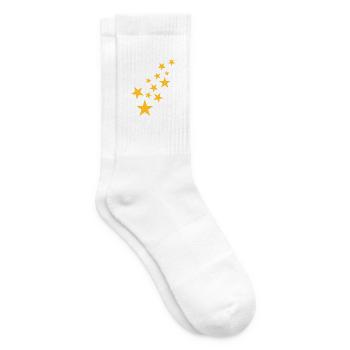 Stern Symbol Sternchen Muster - Tennissocken - Weiß - Rechts