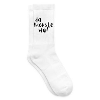 Da kiekste wa? - Tennissocken - Weiß - Rechts