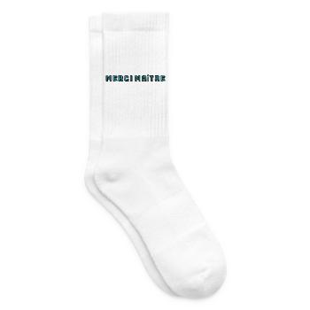 MEISTER. VIELEN DANK. DANKE, MEISTER. MEISTER. MEISTER-GESCHENK - Tennissocken - Weiß - Rechts