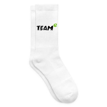 e Bike Team-elektro - Farben änderbar - Tennissocken - Weiß - Rechts