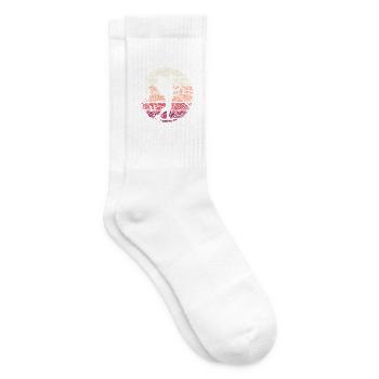 Geocaching Geschenk - Tennissocken - Weiß - Rechts