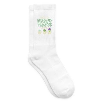 Botanische Pflanzen - Tennissocken - Weiß - Rechts