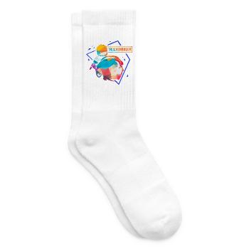 Vielseitiger Trockenbauer Innenausbau - Tennissocken - Weiß - Rechts
