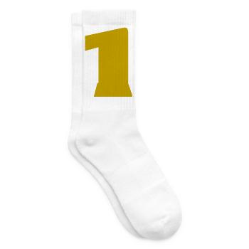 1. 1 Jahr. 1. JUBILÄUM. 1-JÄHRIGES JUBILÄUM - Tennissocken - Weiß - Rechts