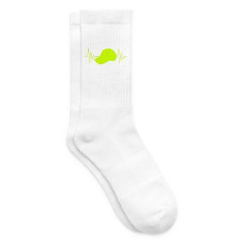 Mütze Herzschlag - Tennissocken - Weiß - Rechts