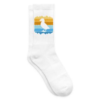 Puffin Papageitaucher Papageientaucher Island - Tennissocken - Weiß - Rechts