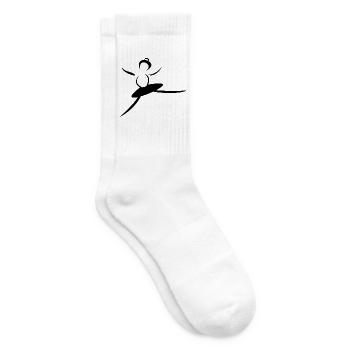 - TÄNZERIN. - TANZE. SPORT. DANCE - Tennissocken - Weiß - Rechts