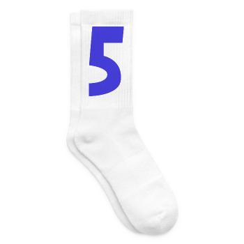 5. 5 JAHRE. 5-JÄHRIGES JUBILÄUM. 5-JÄHRIGES JUBILÄUM. 5 - Tennissocken - Weiß - Rechts