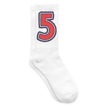 5. 5 YEARS. 5th ANNIVERSARY. 5 YEAR ANNIVERSARY - Tennis socks - white - Right