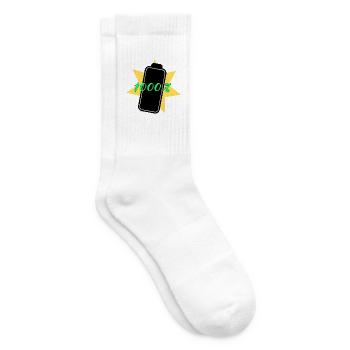 1000% Energie - Tennissocken - Weiß - Rechts