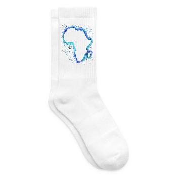 Afrika - Tennissocken - Weiß - Rechts