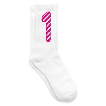 1. 1 JAHR. 1. JAHRESTAG. 1 JAHR GEBURTSTAG - Tennissocken - Weiß - Rechts