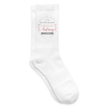 Das Leben braucht einen guten Anfang Beste Hebamme - Tennissocken - Weiß - Rechts