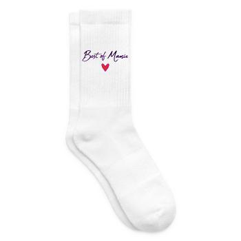 OMA. MUTTERTAG. ALLES GUTE ZUM GEBURTSTAG OMA. ICH LIEBE DICH - Tennissocken - Weiß - Rechts