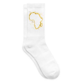 Afrika kontinent - Tennissocken - Weiß - Rechts