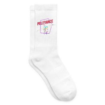 Feuriger Pole Dance Junggesellenabschied - Tennissocken - Weiß - Rechts
