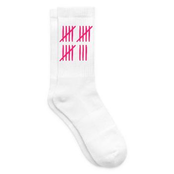 18. Geburtstag Strichliste - Tennissocken - Weiß - Rechts
