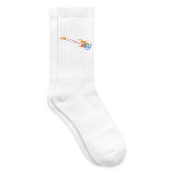 Knackiger Basslauf Bühnenjubel - Tennissocken - Weiß - Rechts