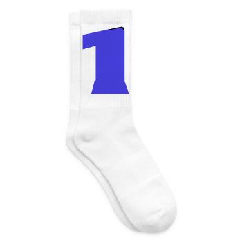 1. 1 JAHR. 1. JAHRESTAG. 1 JAHR GEBURTSTAG - Tennissocken - Weiß - Rechts