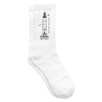 SÄLSKÄR LIGHTHOUSE, T-SHIRTS, LIGHTHOUSE PRODUKTE, GIFTS - Tennissocken - Weiß - Rechts