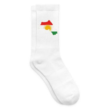 Kurdistan Region  - Tennissocken - Weiß - Rechts