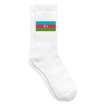 Aserbaidschan - Tennissocken - Weiß - Rechts